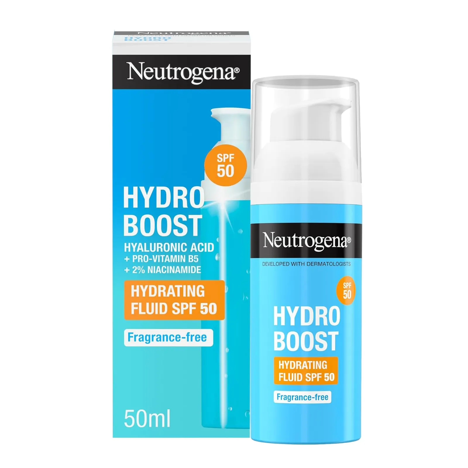 Neutrogena Hydro Boost Fluido SPF50 50ml Protector Solar Facial