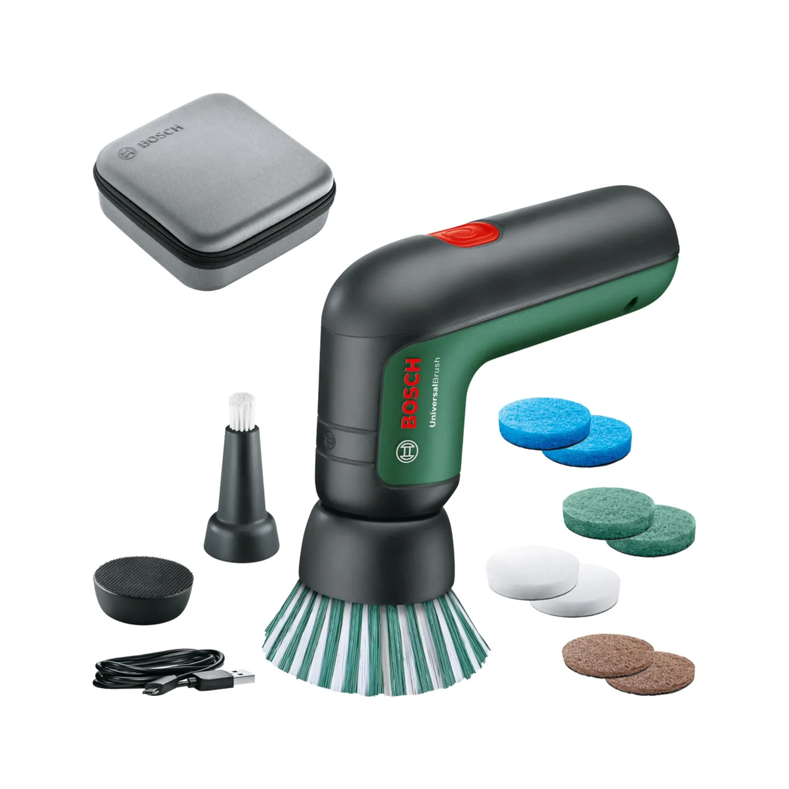 Bosch Universal Brush: Cepillo Eléctrico con 8 Cabezales Incluidos