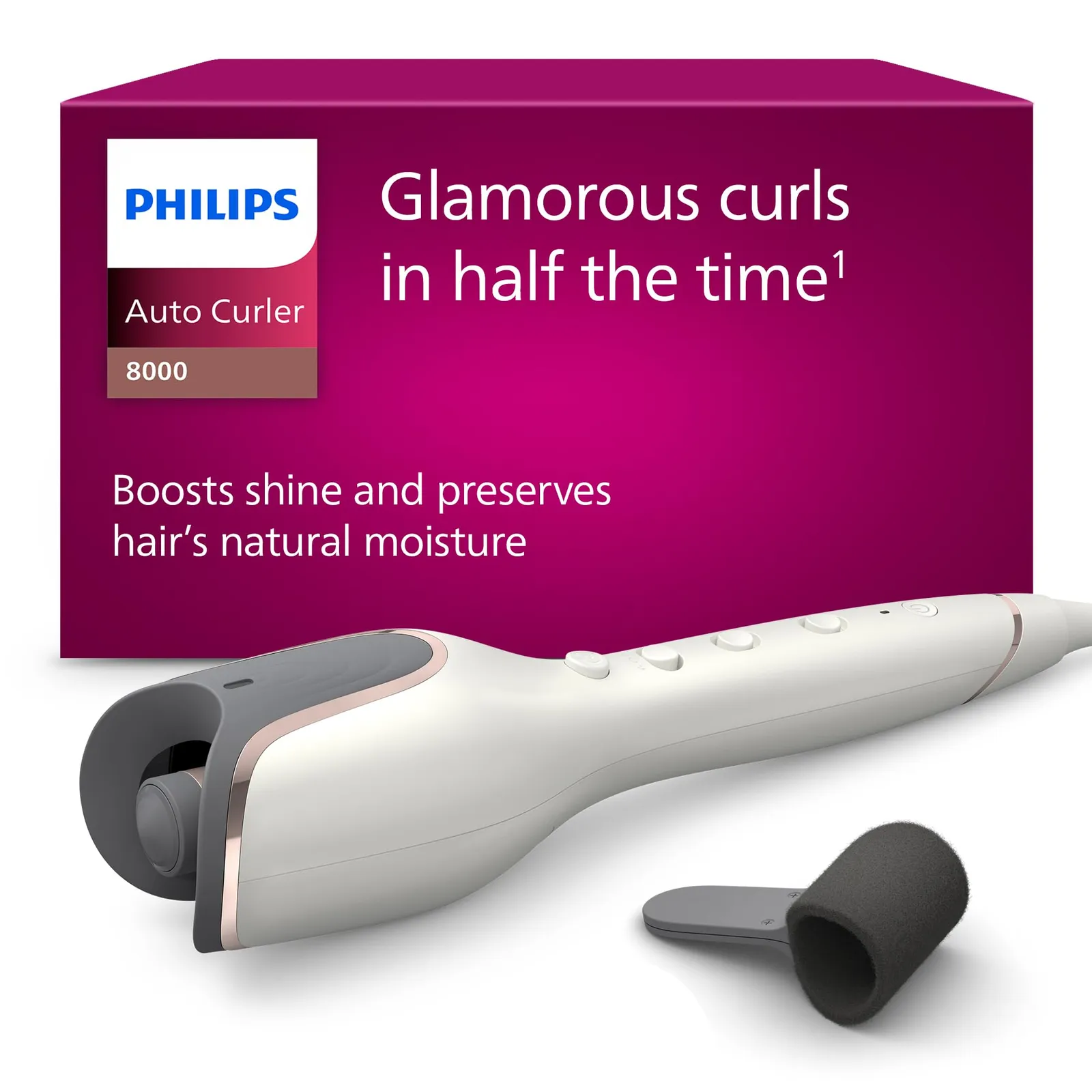 Philips Rizador Moldeador de Pelo con Sistema Inteligente