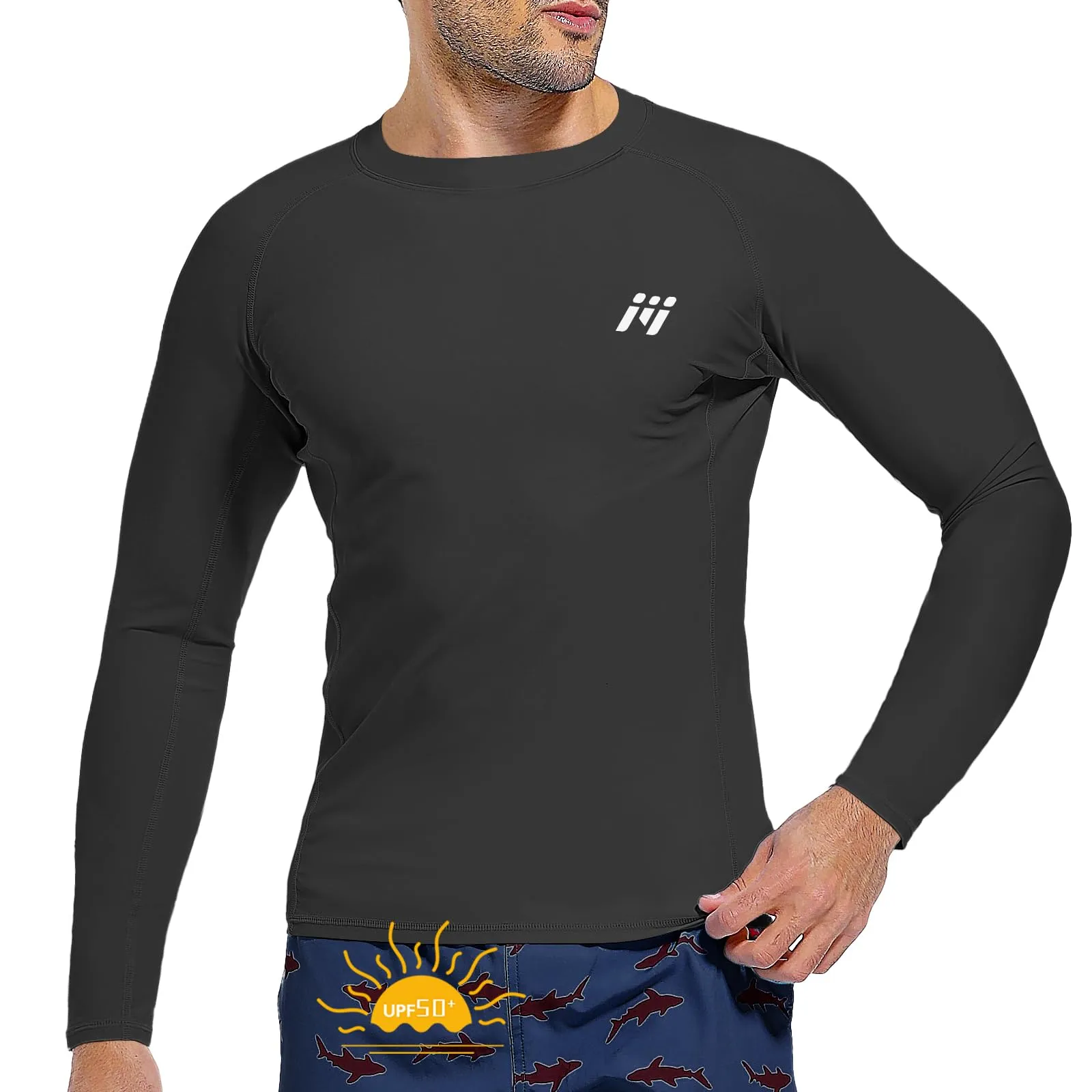 MEETWEE Camiseta Natación Hombre UV Manga Corta/Larga Protección UPF 50+ Secado Rápido