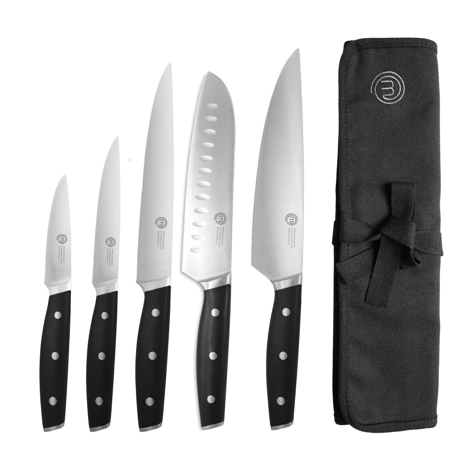 MasterChef Juego 5 Cuchillos Cocina Acero Inoxidable