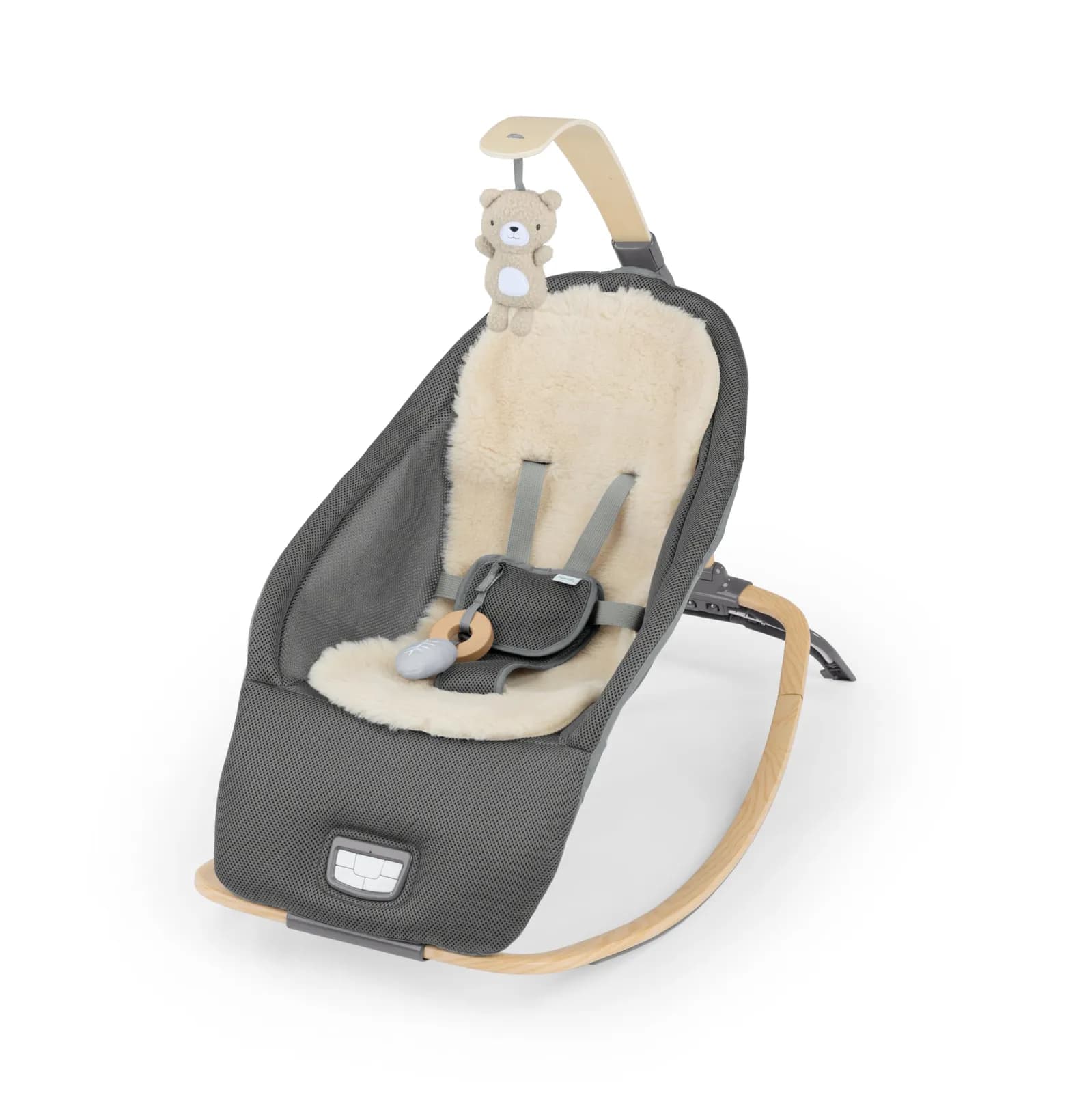 Asiento Mecedor Ingenuity Every Season 2 en 1 Gris (0-30 Meses)