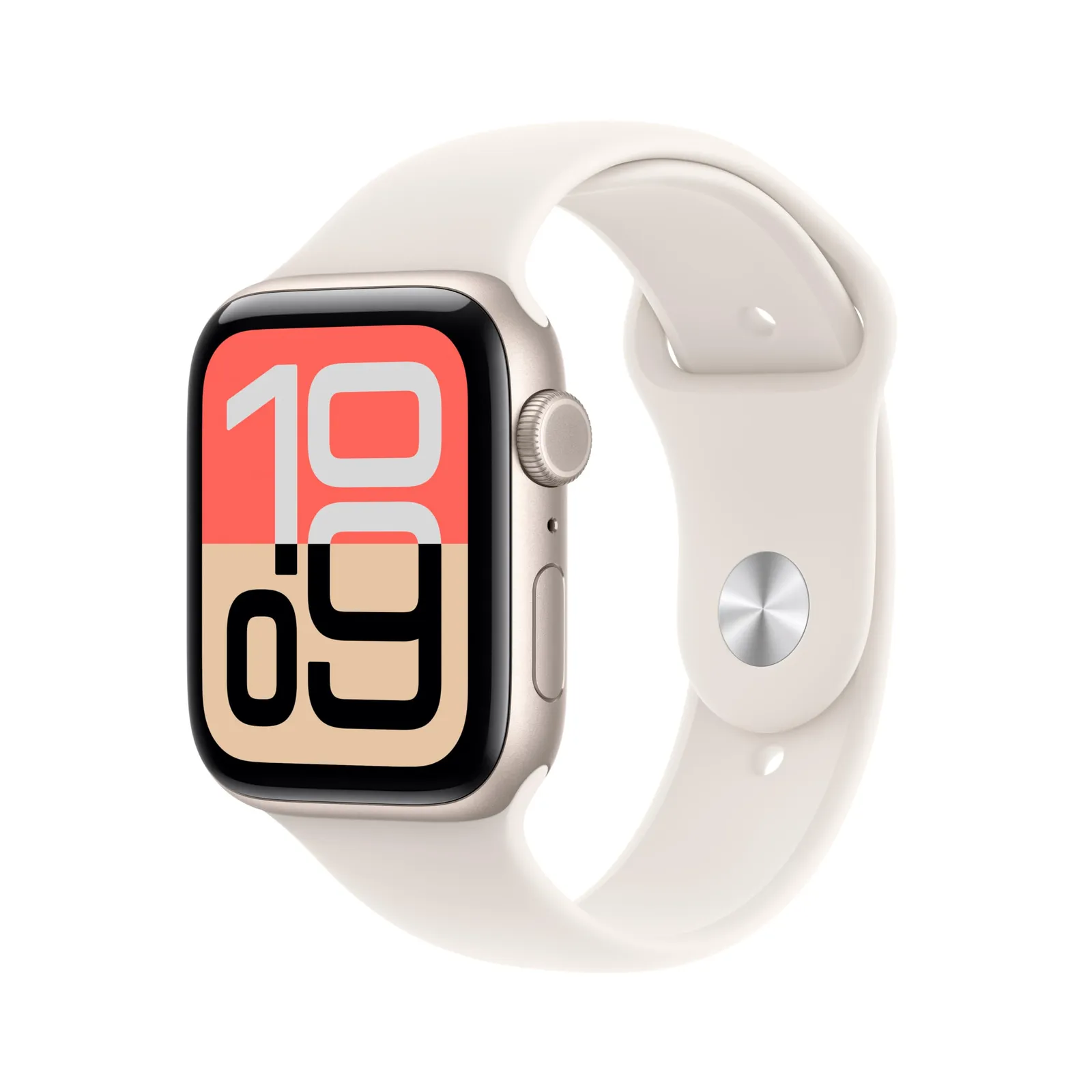 Apple Watch SE 3 GPS+Cel 44mm Al. Blanco Estrella, Correa Deportiva Blanco Estrella M/L
