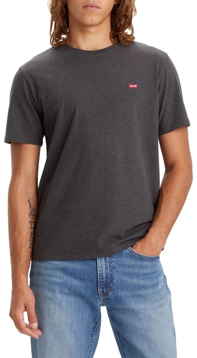 Camiseta Levi's SS Original Housemark Hombre Algodón Dark Charcoal
