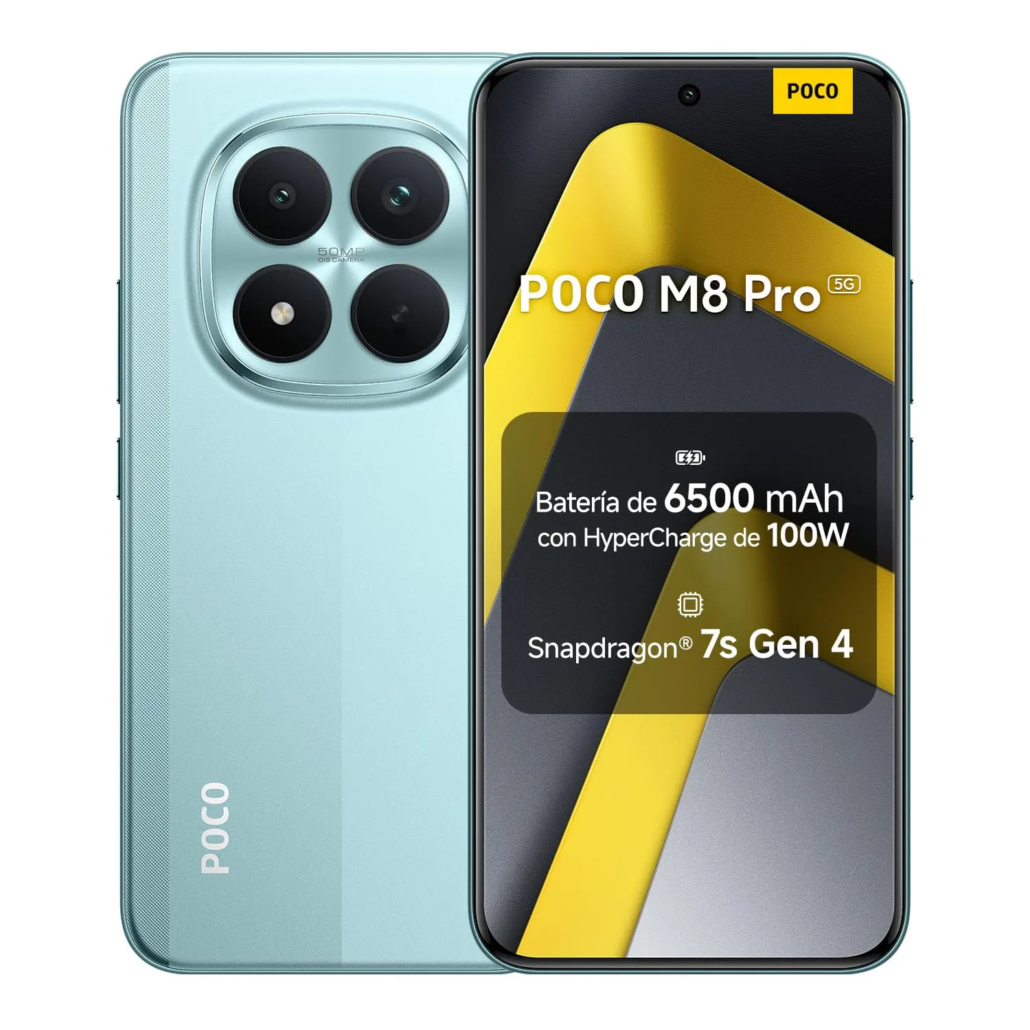 Xiaomi Poco M8 Pro 5G: 12+512GB, AMOLED 6.83" 1.5K, Snapdragon 7s Gen 4, 50MP, 100W Hypercharge
