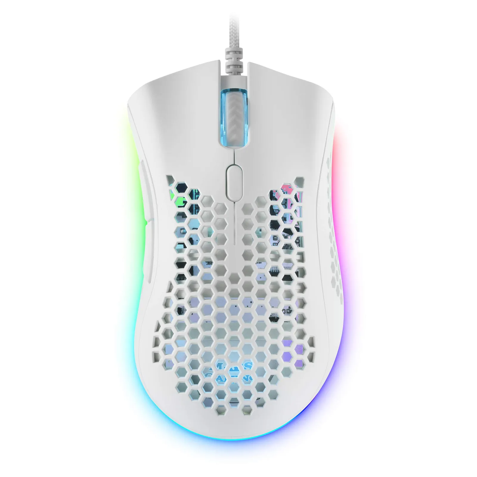 Mars Gaming MMEX: Ratón Gaming 32000 DPI, Sensor PixArt 3389PRO, Diseño Ultraligero 75g