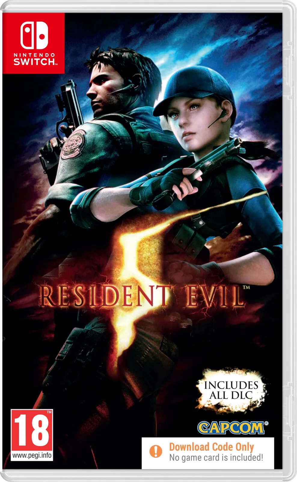 Resident Evil 5 para Nintendo Switch - Código de Descarga