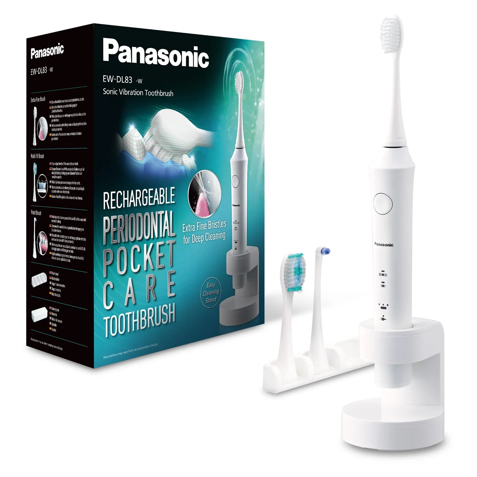 Cepillo Dental Sónico Panasonic EW-DL83 con 31.000 vpm y sensor de presión