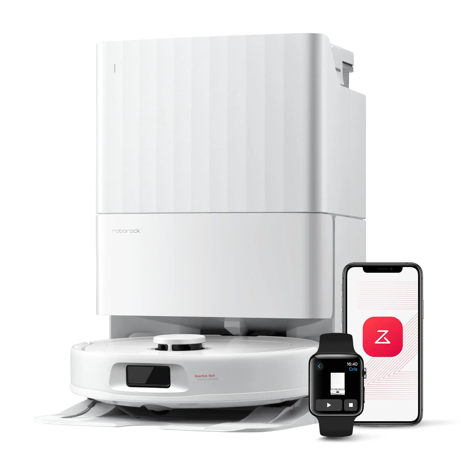 Robot Aspirador Roborock QV 35A: 8000Pa, Doble Mopa Giratoria