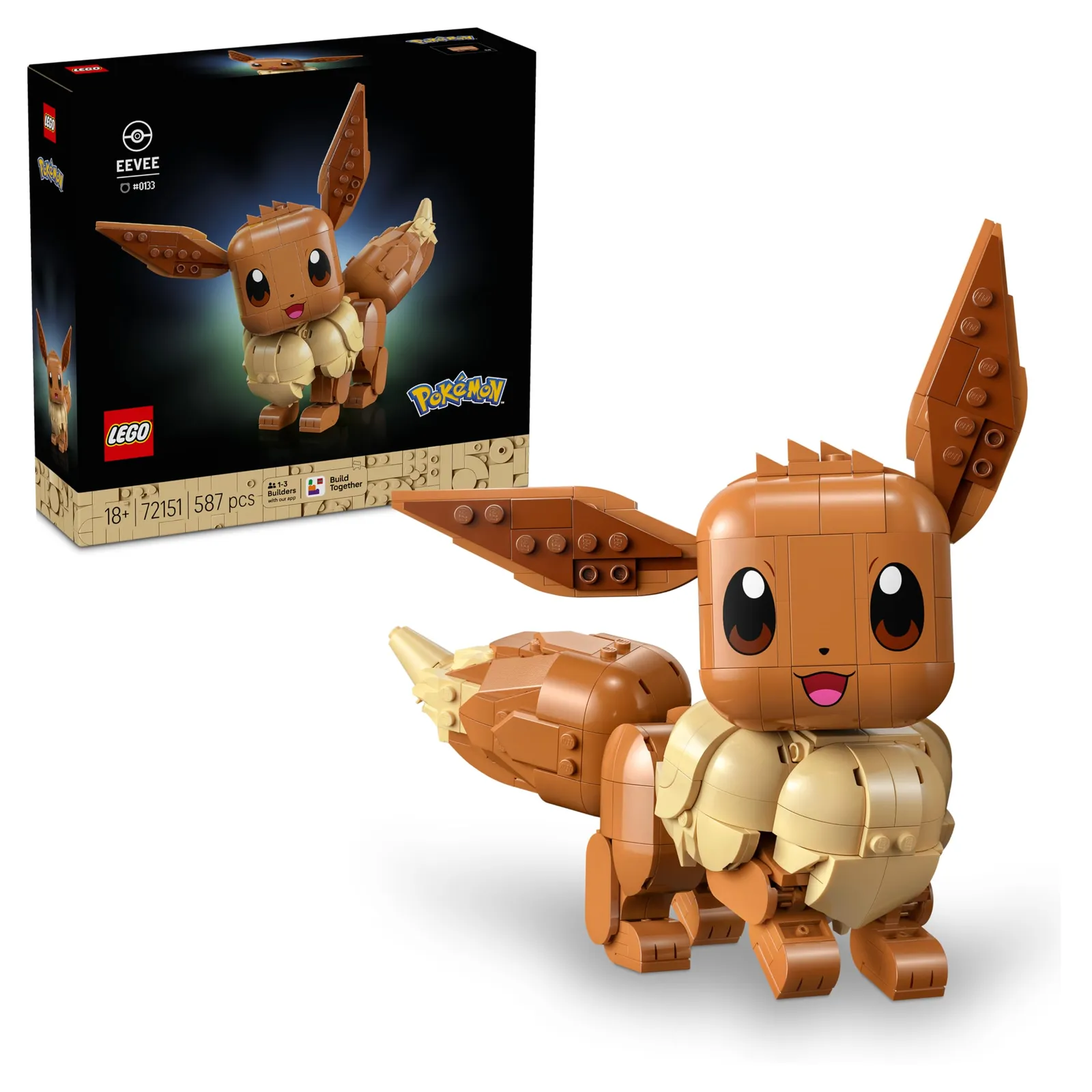 LEGO Pokémon Eevee - Kit Construcción Adultos 72151