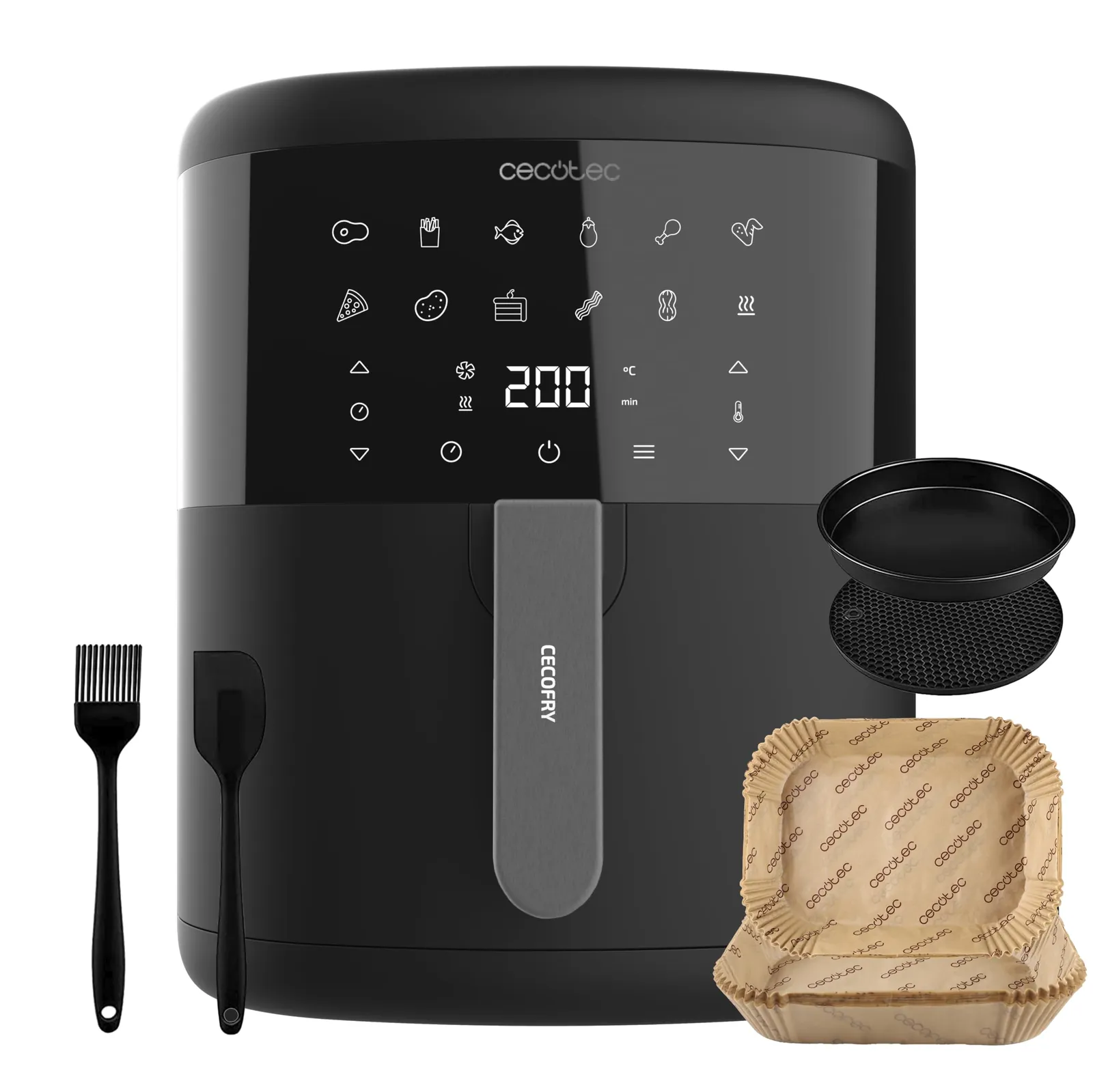 Cecotec Cecofry Bombastik 6000 Freidora de Aire con Accesorios