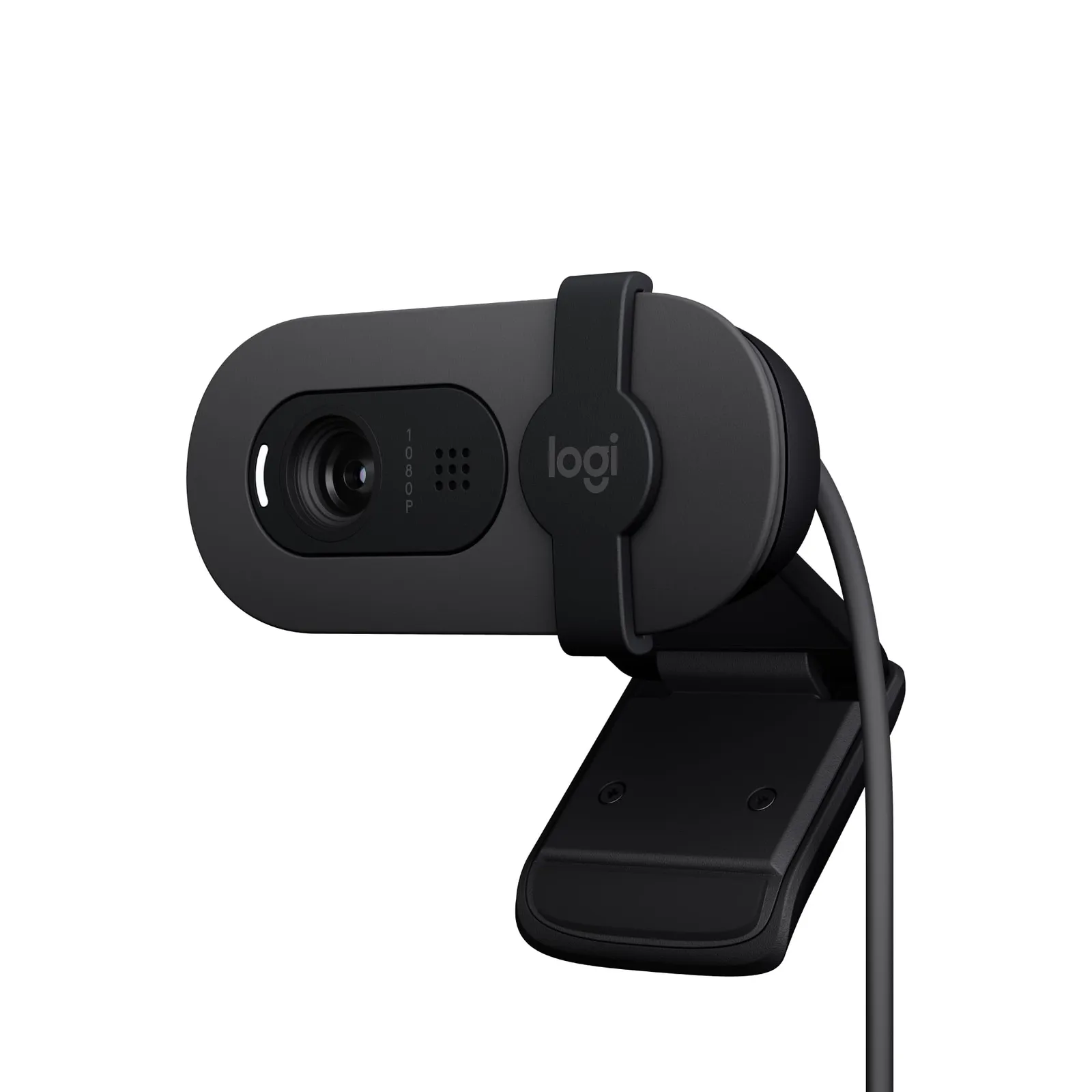 Cámara Web Logitech Brio 100 Full HD con Micrófono y Tapa de Privacidad
