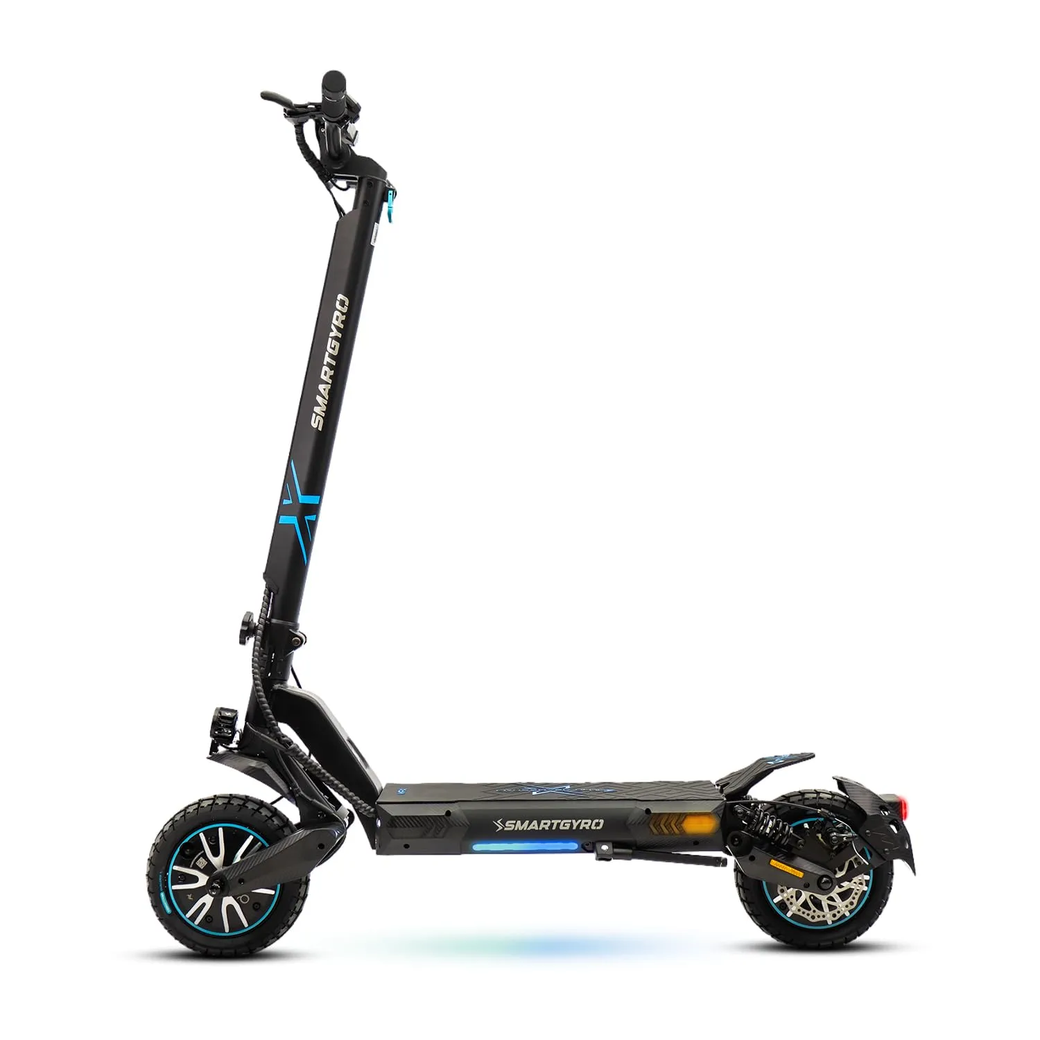 Patinete Eléctrico smartGyro Crossover Dual MAX LR: Doble Motor 1000W, Autonomía 70Km, App y Certificado DGT