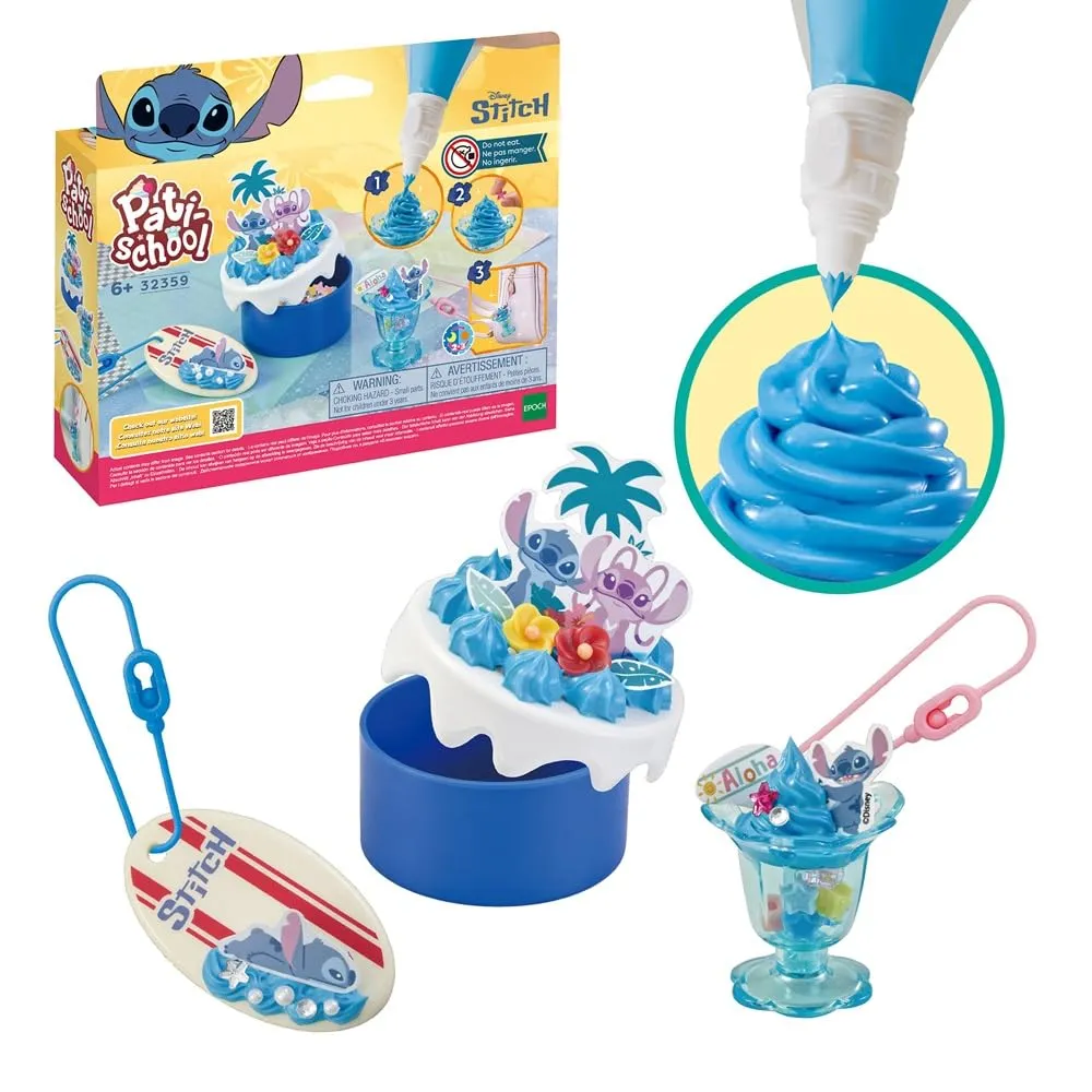 Kit Manualidades Pati-School Stitch Creations: Joyero y Llavero
