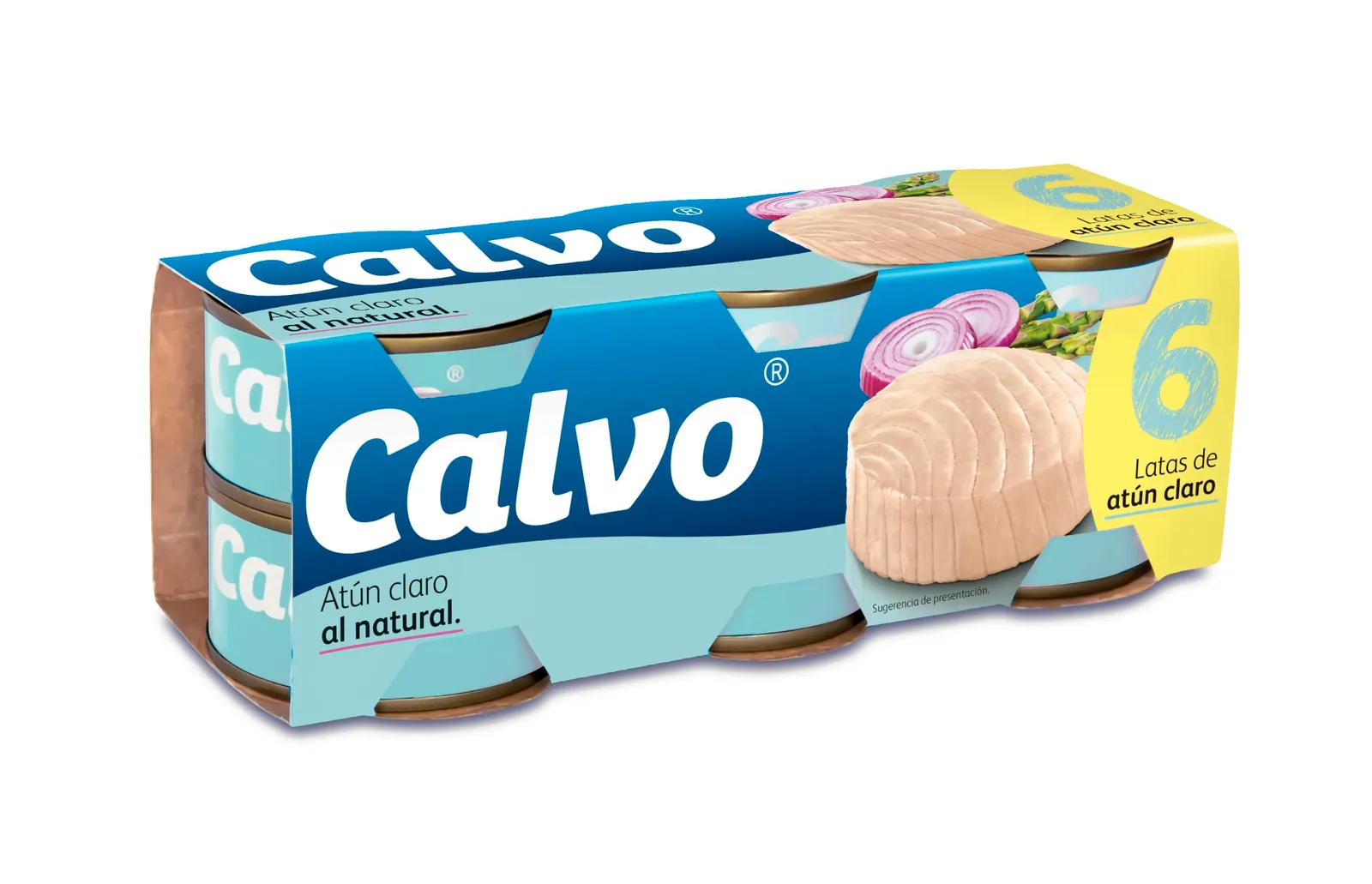 18 Latas Calvo Atún Claro al Natural 56g