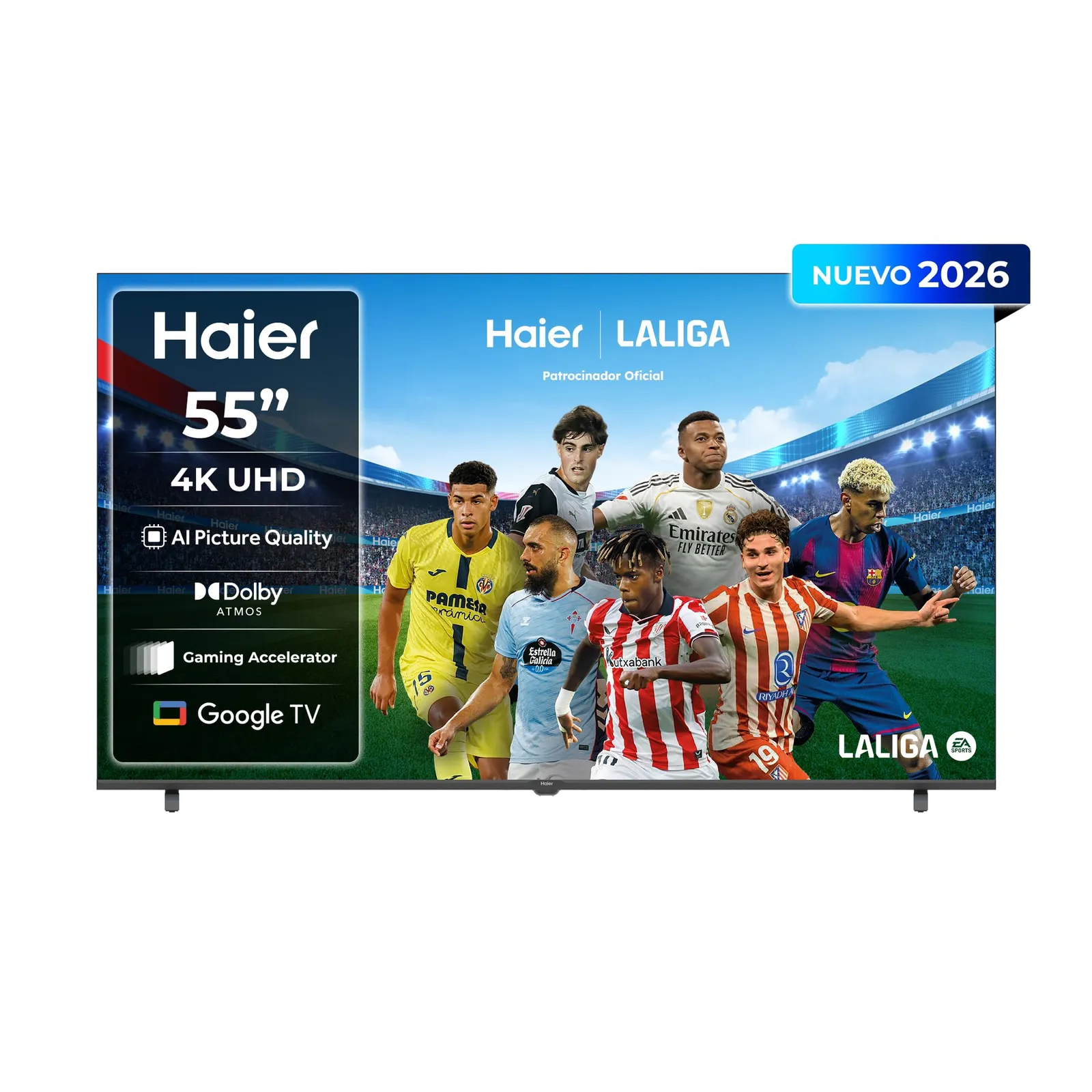 Smart TV Haier K85 55" 4K UHD con Google TV