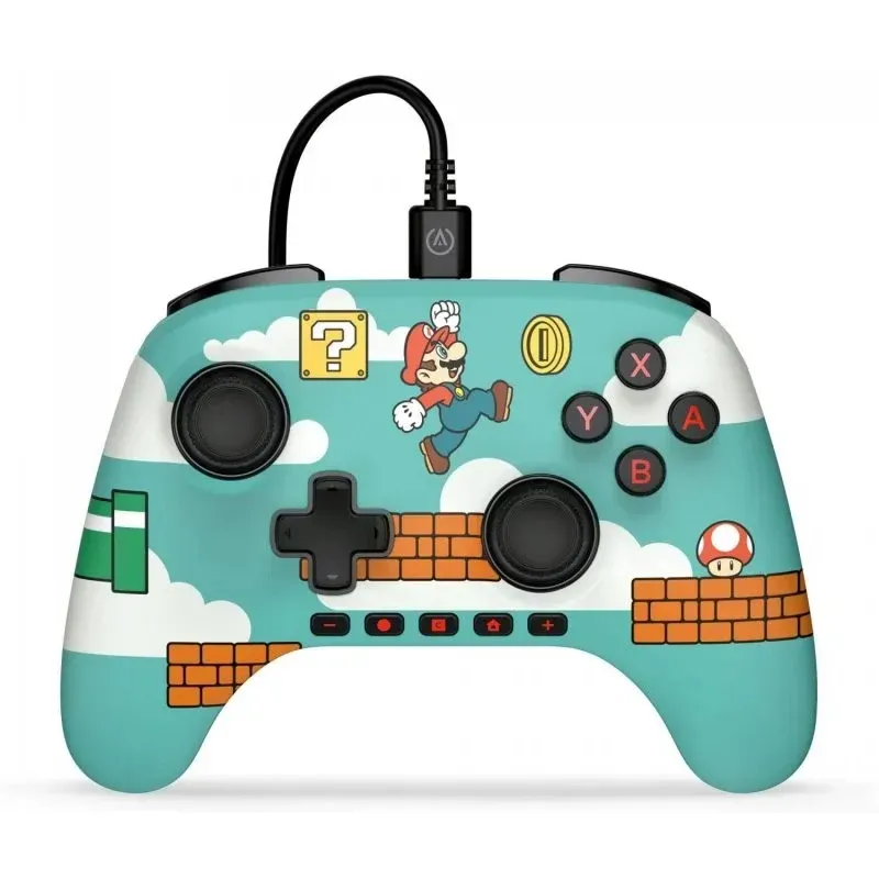 Mando PowerA Advantage con cable para Nintendo Switch 2 - Edición Verde Mario Time