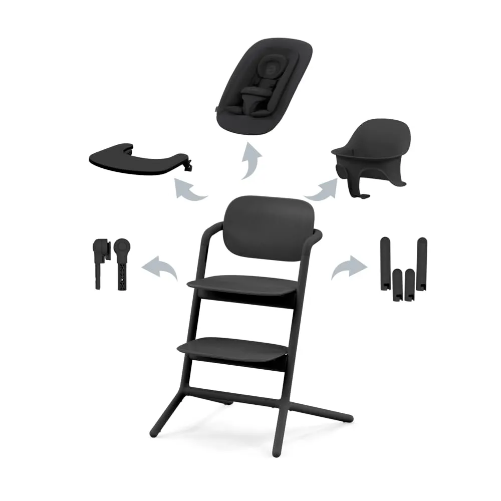 Trona Evolutiva Cybex Lemo 4 en 1 | Negro