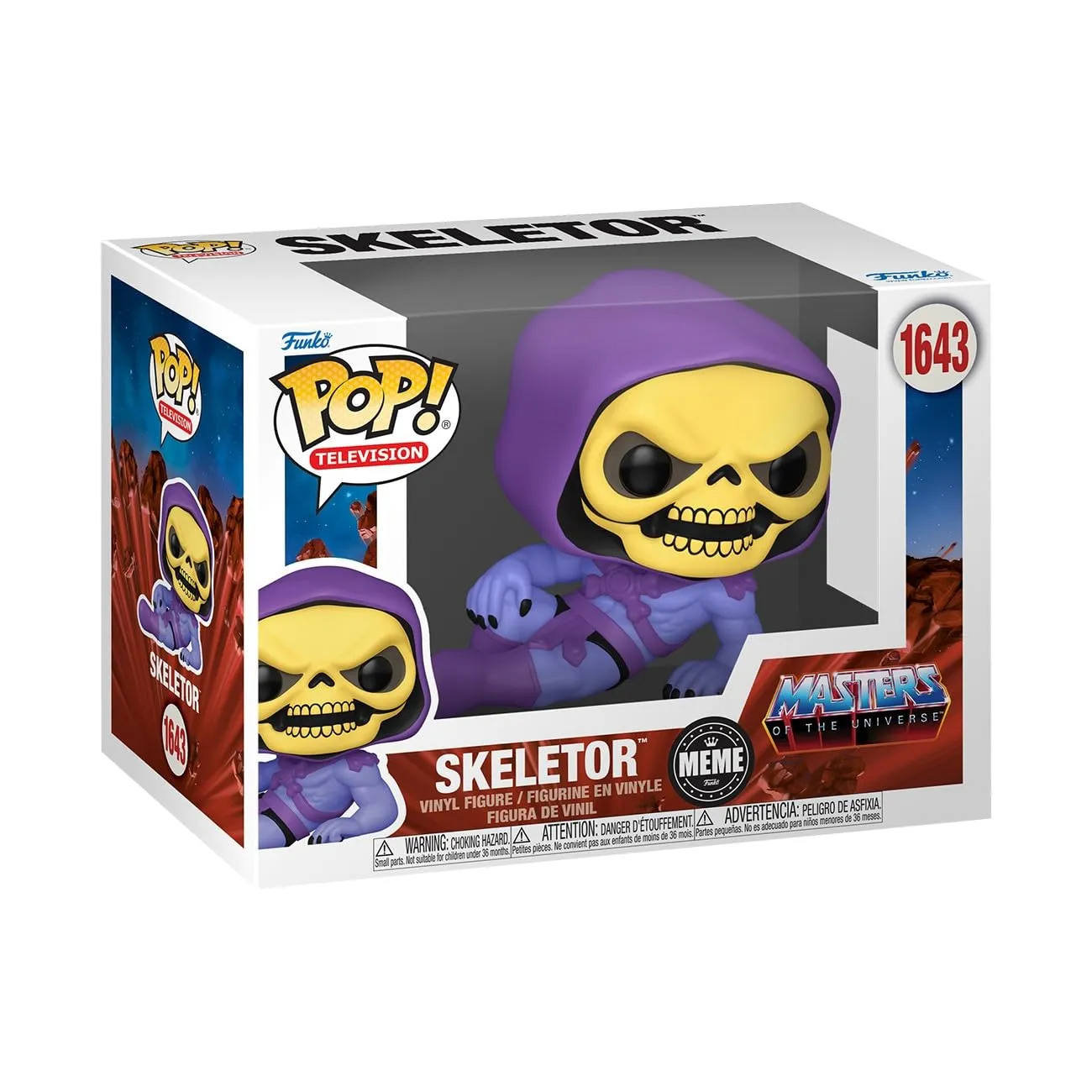 Figura Vinilo Funko Pop Skeletor Meme Masters of the Universe