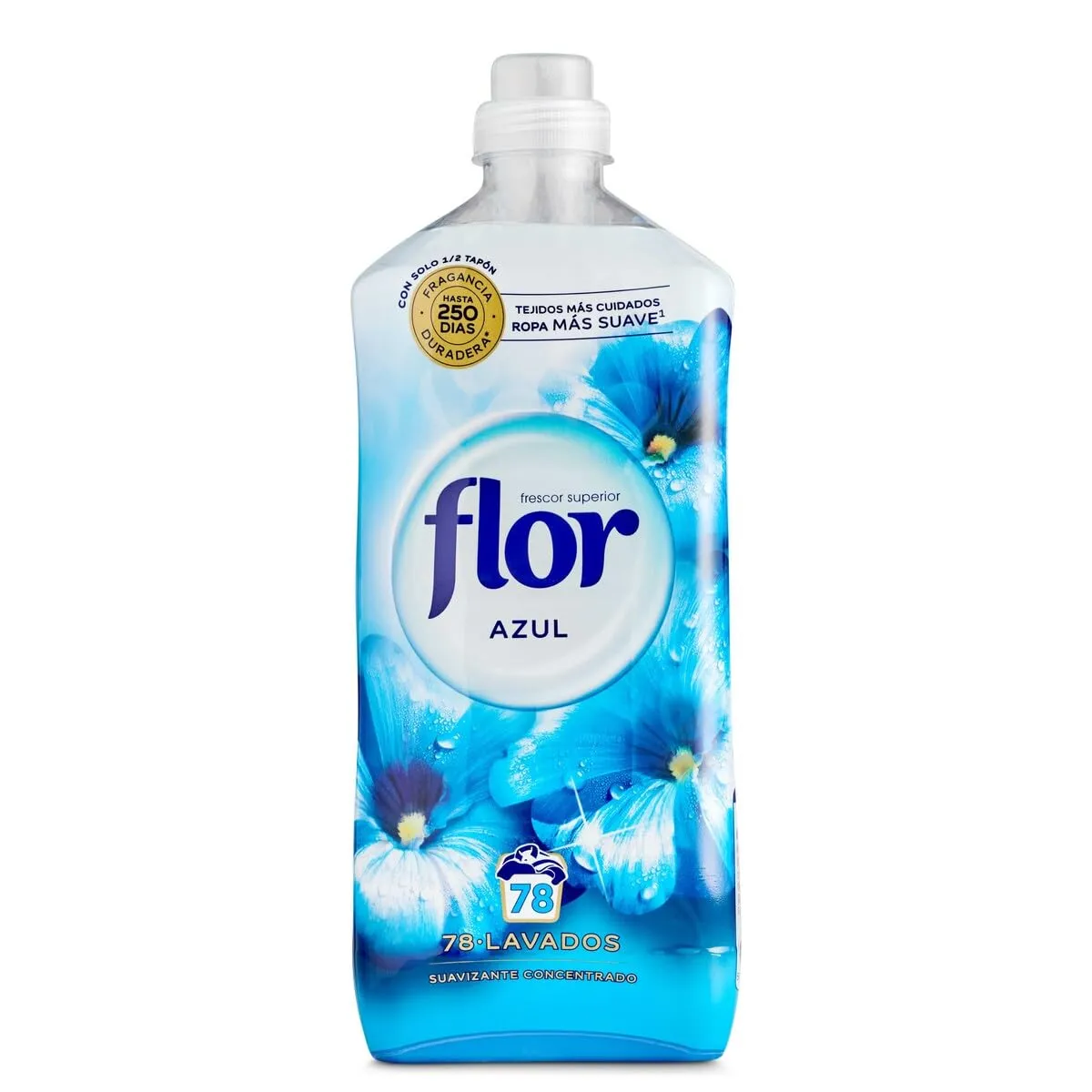 Pack 3x Flor Azul Suavizante Concentrado, 1404ml cada uno