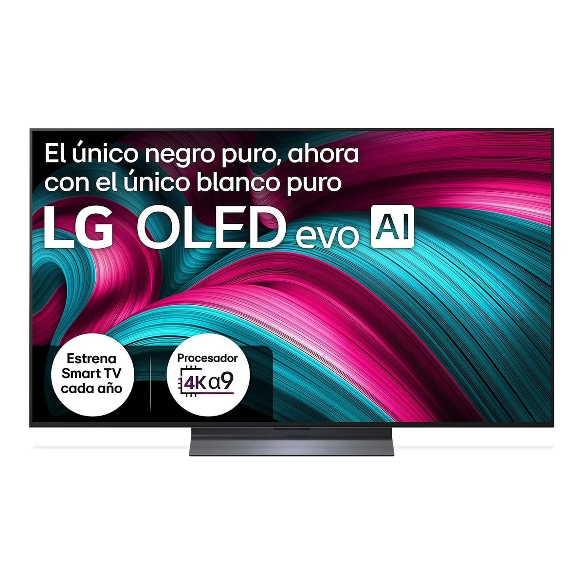 LG OLED55C55LA TV OLED 55" 4K Smart TV Procesador α9 AI Gen8 DVB-T2 Negro