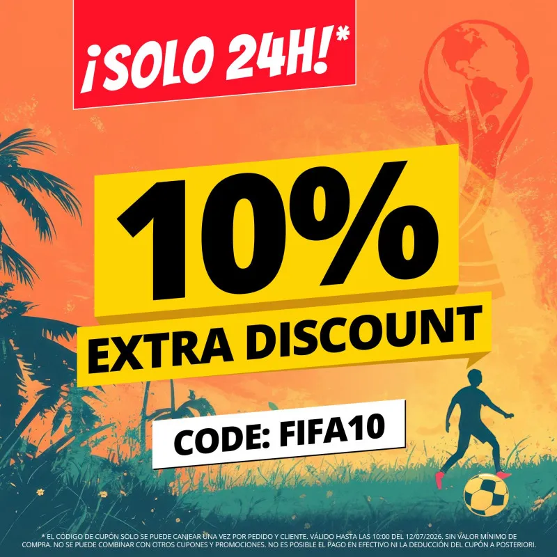 Descuentos hasta 90% + 10% adicional en Deporte Outlet