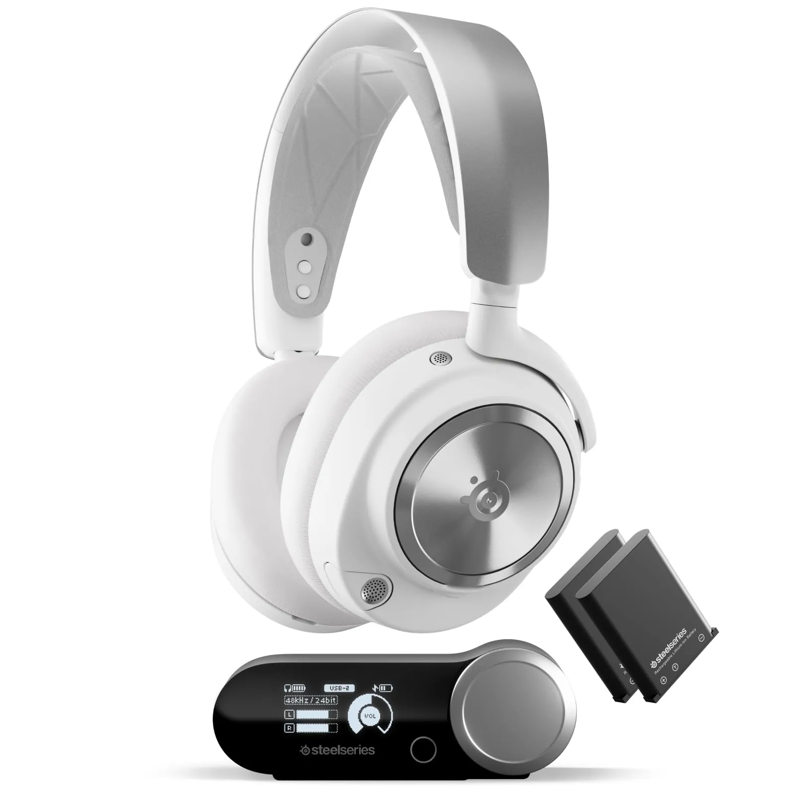 SteelSeries Arctis Nova Pro Wireless X Blanco: Cascos Xbox Inalámbricos y Multisistema