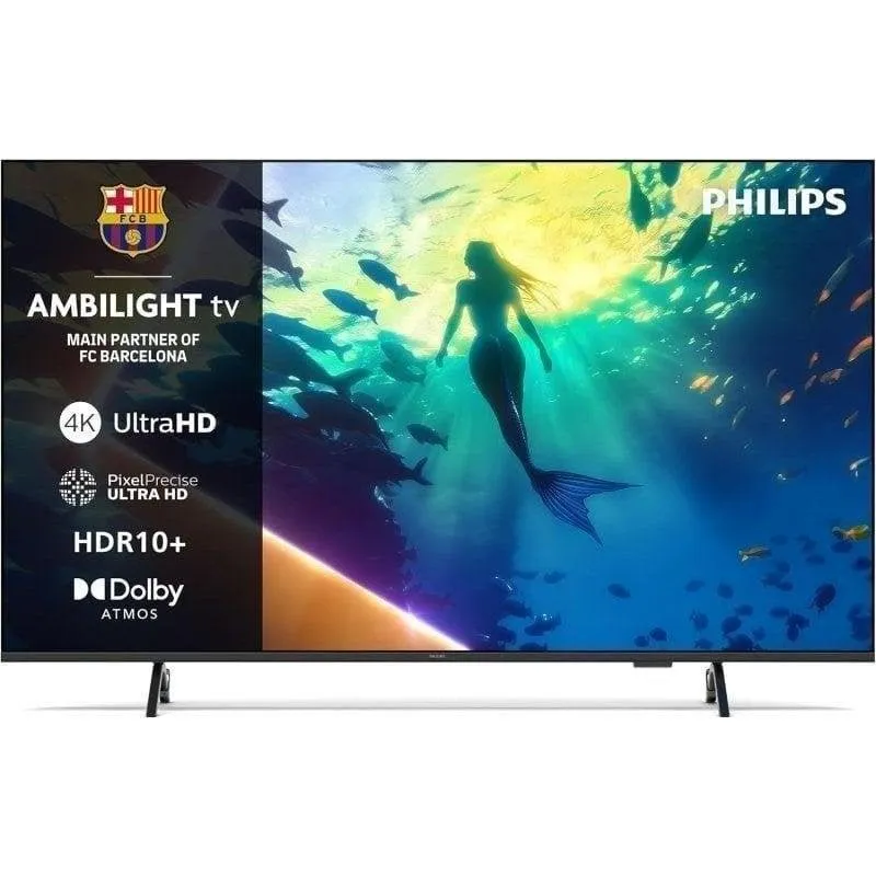 TV Philips 50" 4K UHD LED Ambilight 50PUS8010 Smart Dolby Atmos Titan OS