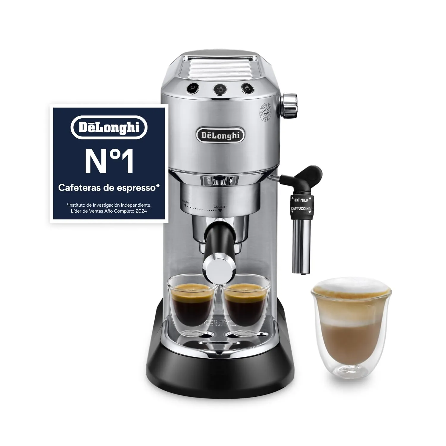 Cafetera De'Longhi Dedica Acero Inoxidable Bomba