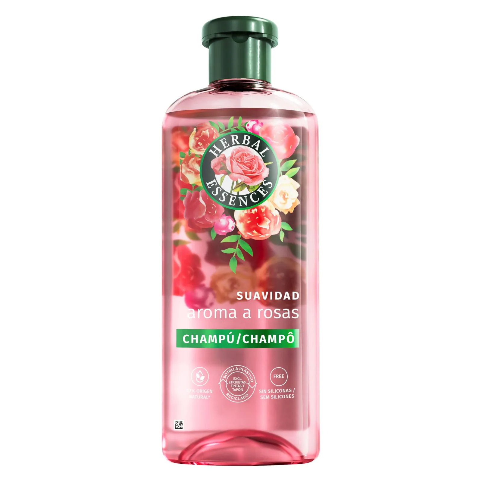 Pack 3 Champús Herbal Essences Suavidad Rosas 350ml