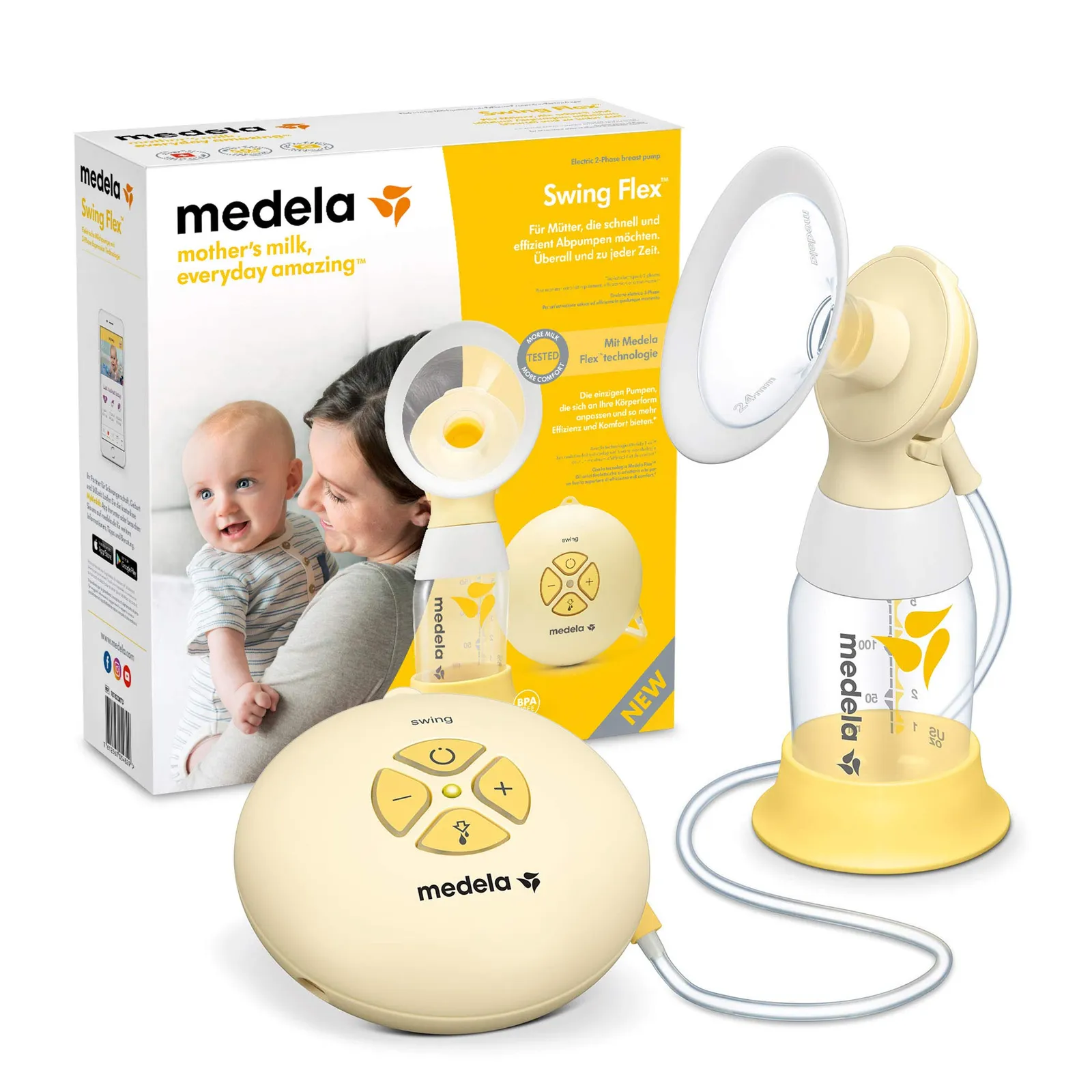 Extractor de leche eléctrico Medela Swing Flex individual