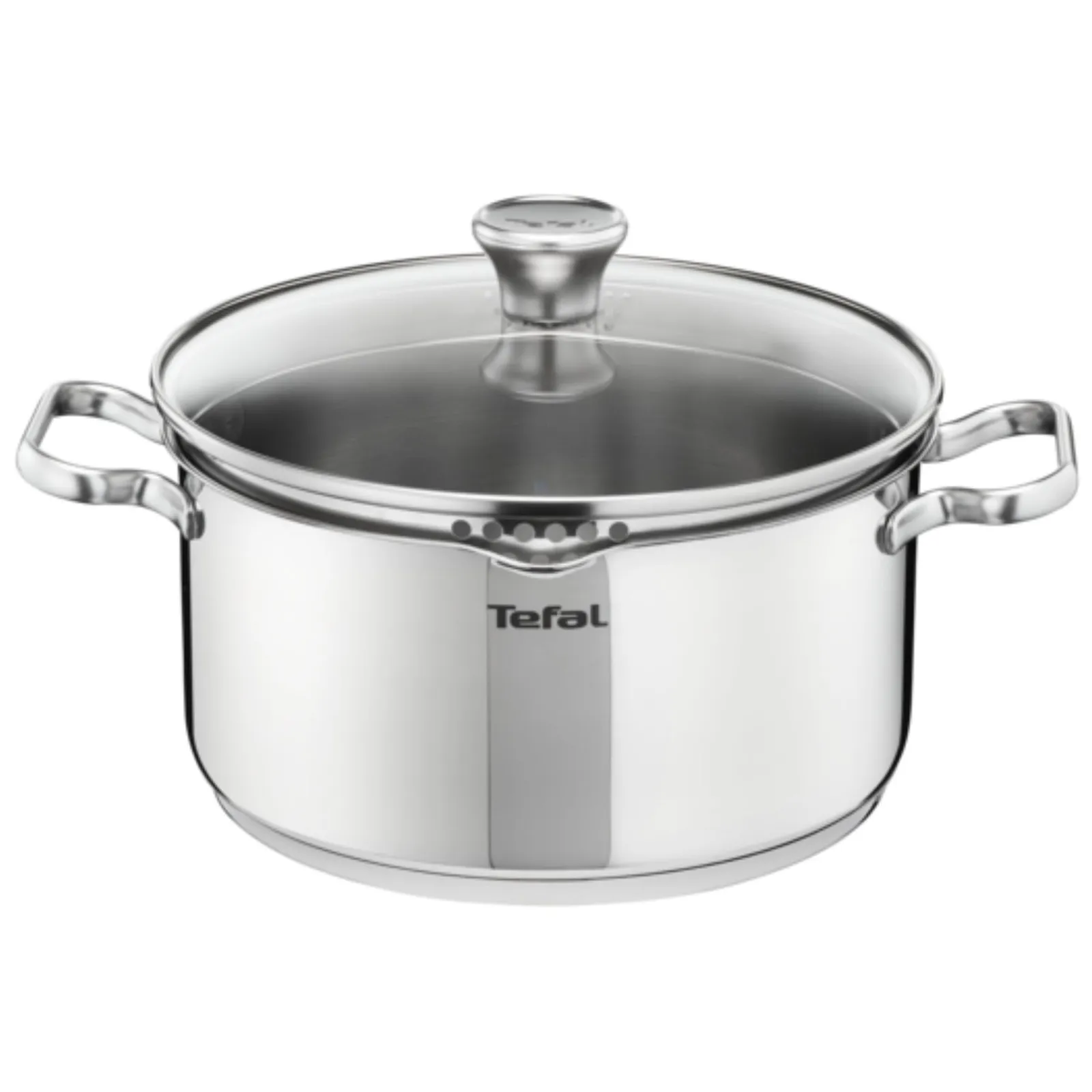 Cacerola Tefal Duetto 20 cm, Acero Inoxidable, Inducción