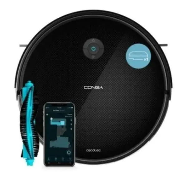 Robot Aspirador Cecotec Conga M20: 7000 Pa, Navegación Giroscópica, WiFi