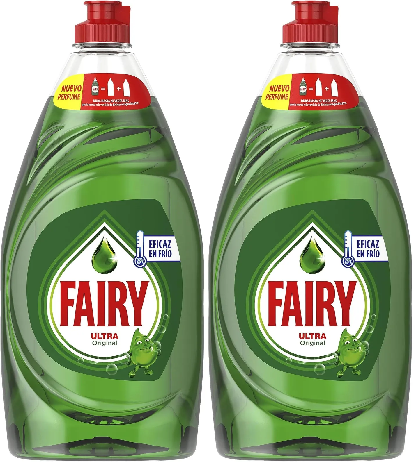 Pack 2x820ml Fairy Ultra Detergente Lavavajillas a Mano