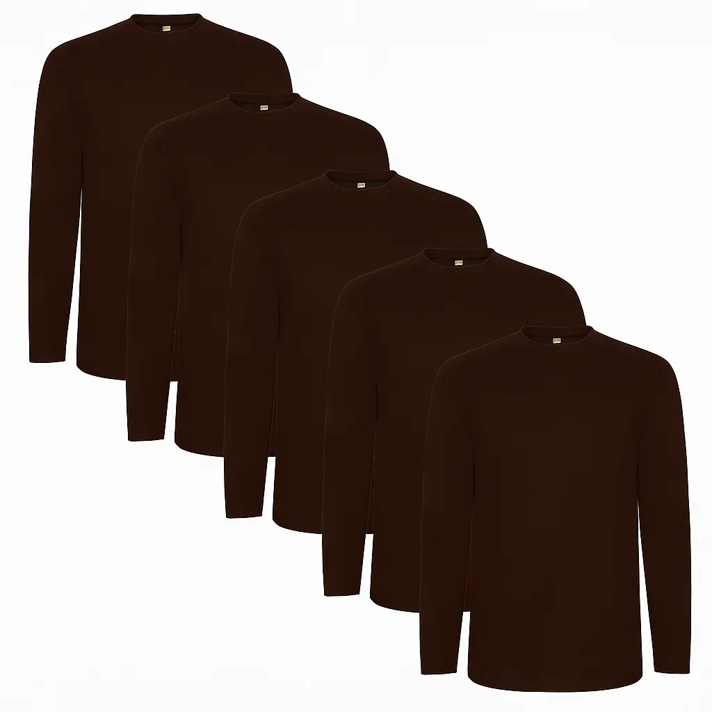 Pack 5 Camisetas Roly Extreme Manga Larga Algodón 160 g/m²