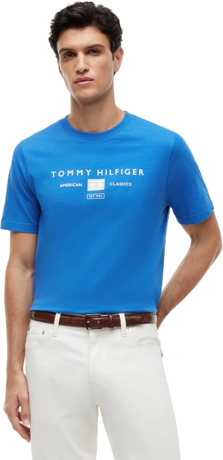 Camiseta Tommy Hilfiger Manga Corta Hombre Algodón Regenerativo