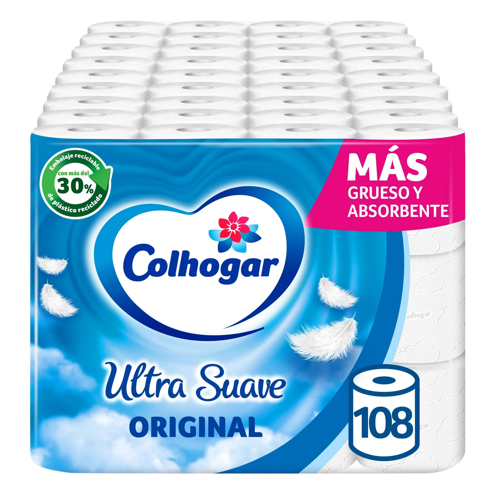 Papel Higiénico Colhogar Ultra Suave, 108 Rollos