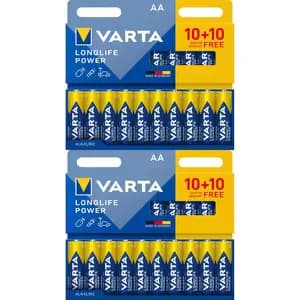 Pack 40 Pilas AA Varta Longlife Power Alcalinas