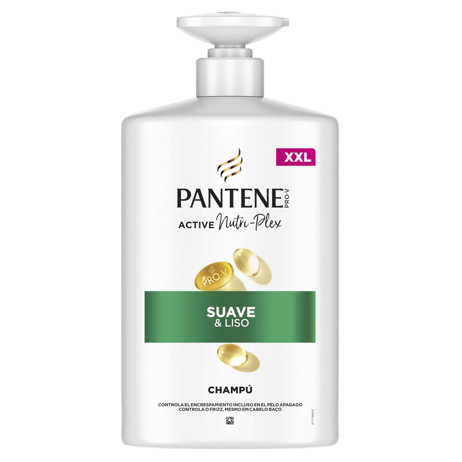 Pack 2x Champú Pantene Pro-V Suave y Liso 1L