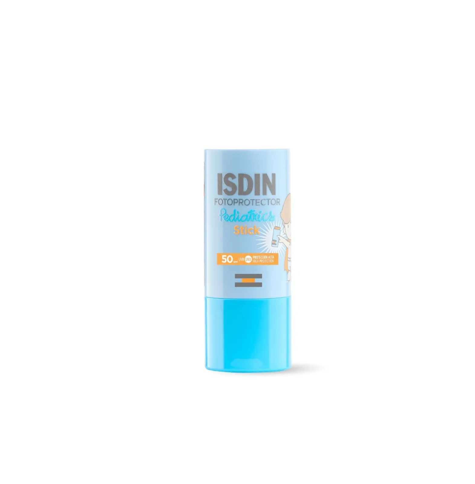 ISDIN Pediatrics Stick SPF 50 Protector Solar para Niños y Bebés, Alta Protección Zonas Sensibles, 20 g