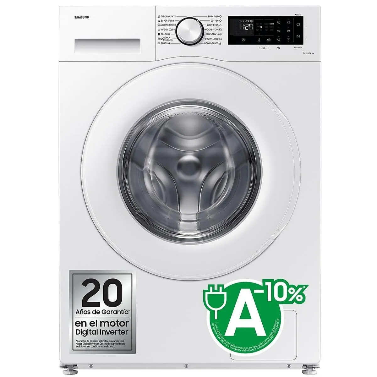 Lavadora Samsung 11kg Carga Frontal Clase A Vapor