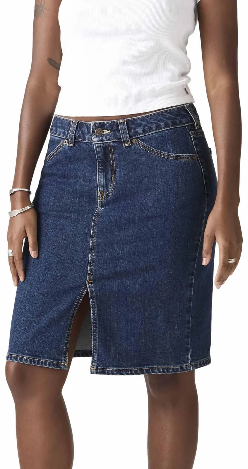 Falda Vaquera Levi's Low Midi para Mujer