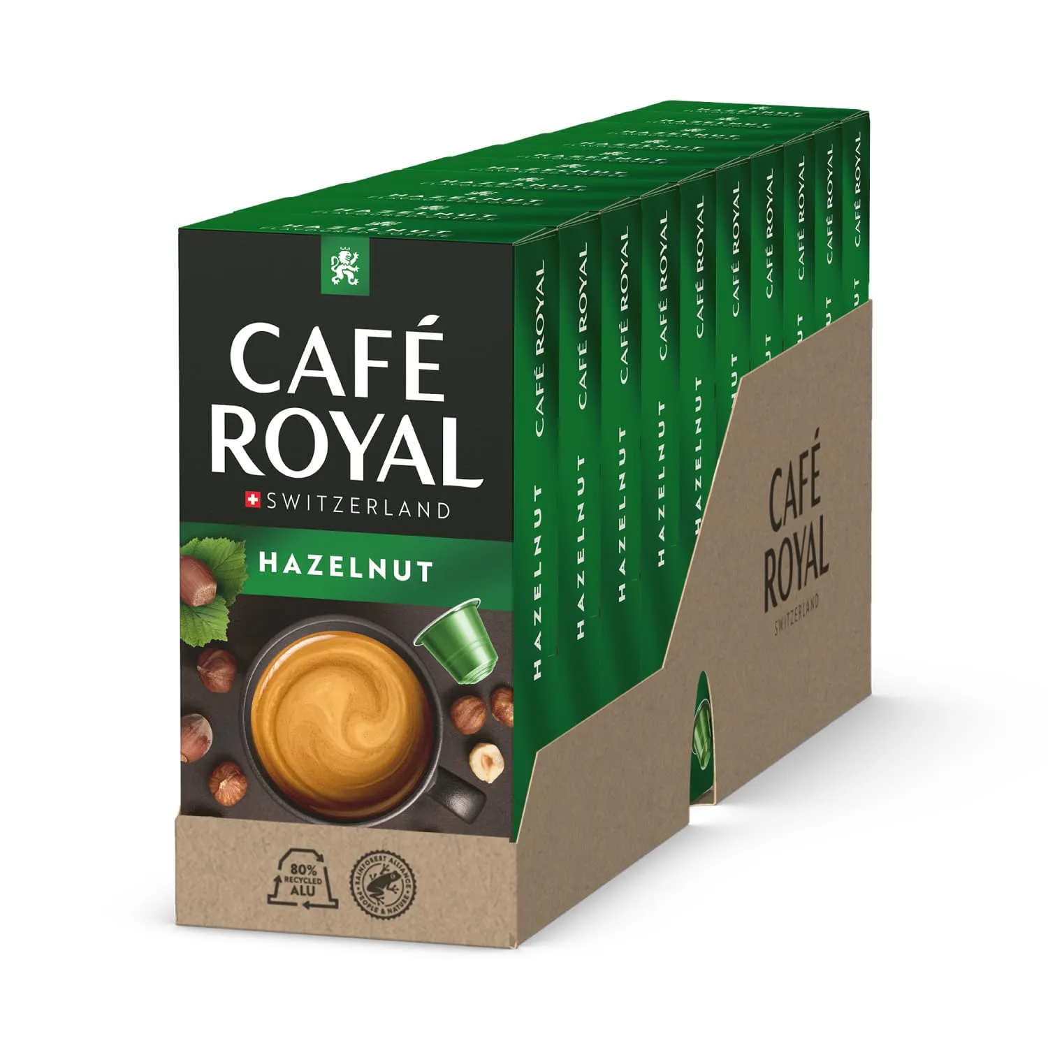 Café Royal Hazelnut Flavoured 100 Cápsulas Nespresso Intensidad 4/10 UTZ