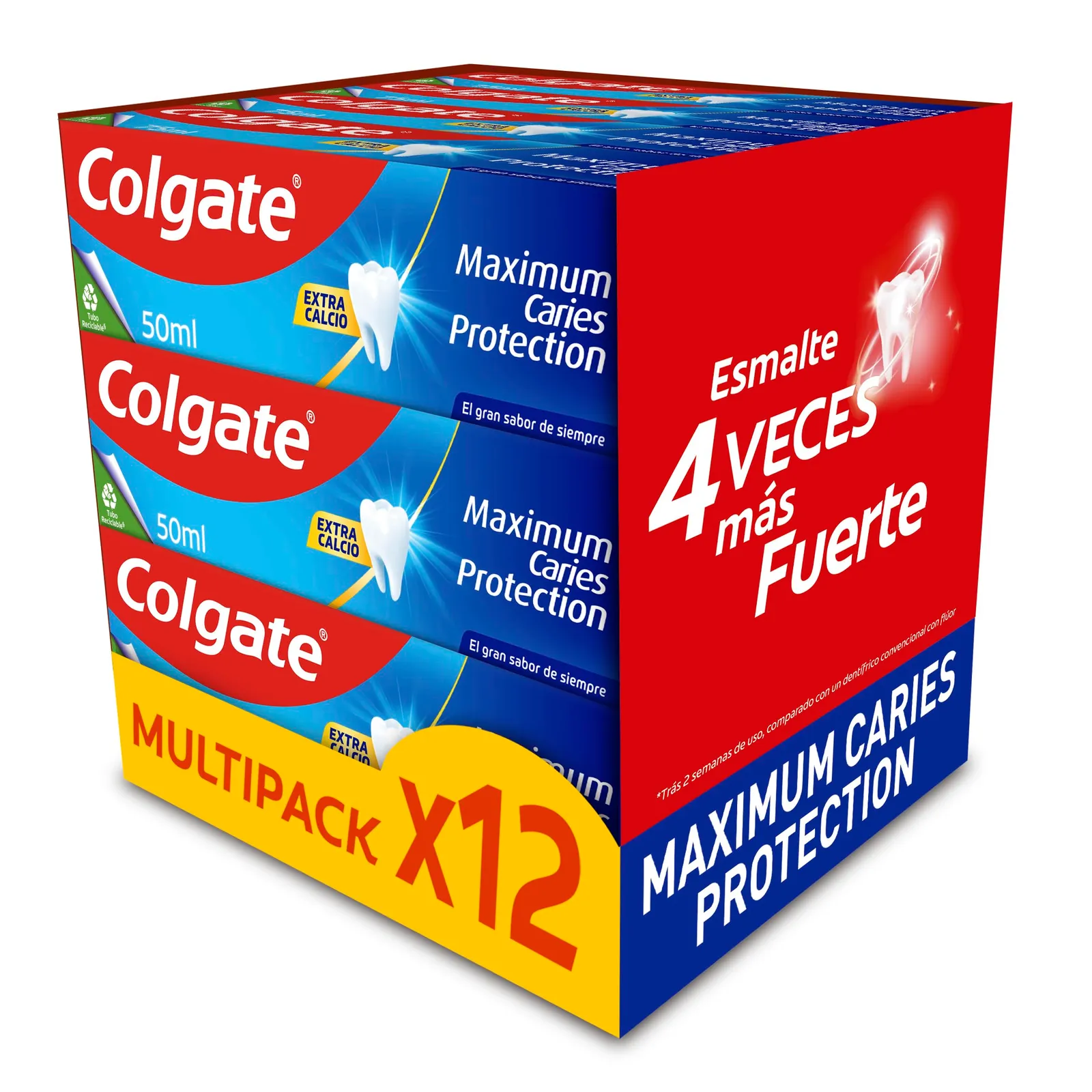 Colgate Maximum Caries Protection Pack 12 x 50ml Pasta Dientes