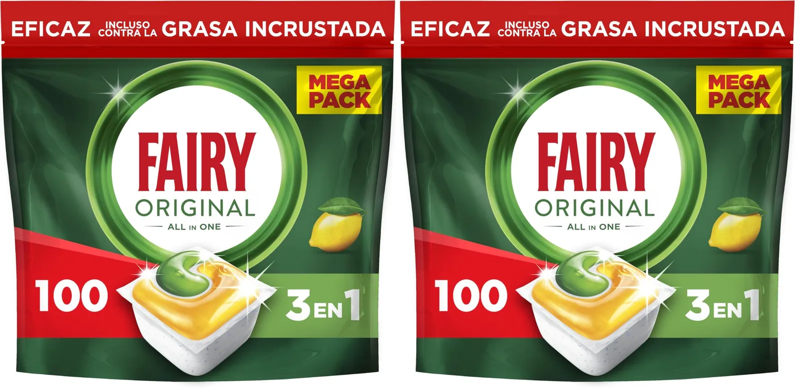 Lote Fairy Original Todo En Uno 200 cápsulas