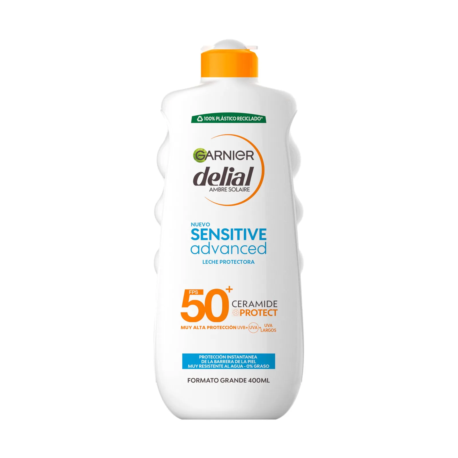 3x Garnier Sensitive Advanced Leche Solar 400ml SPF50+