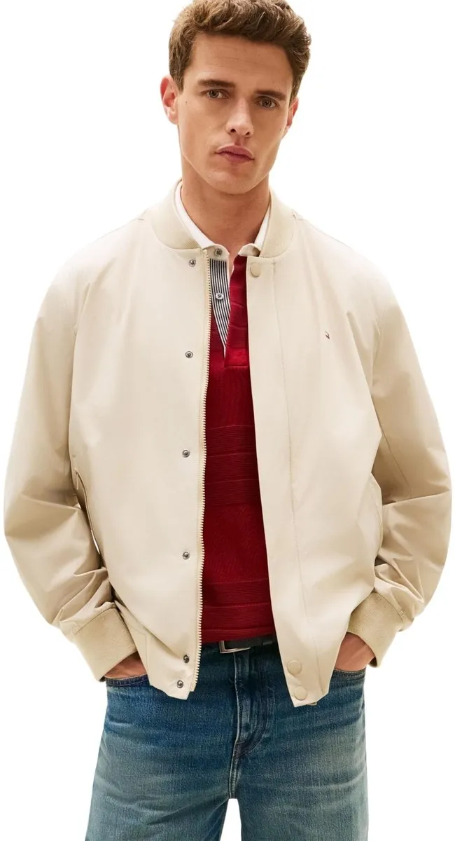 Chaqueta bomber Tommy Hilfiger para hombre en color khaki