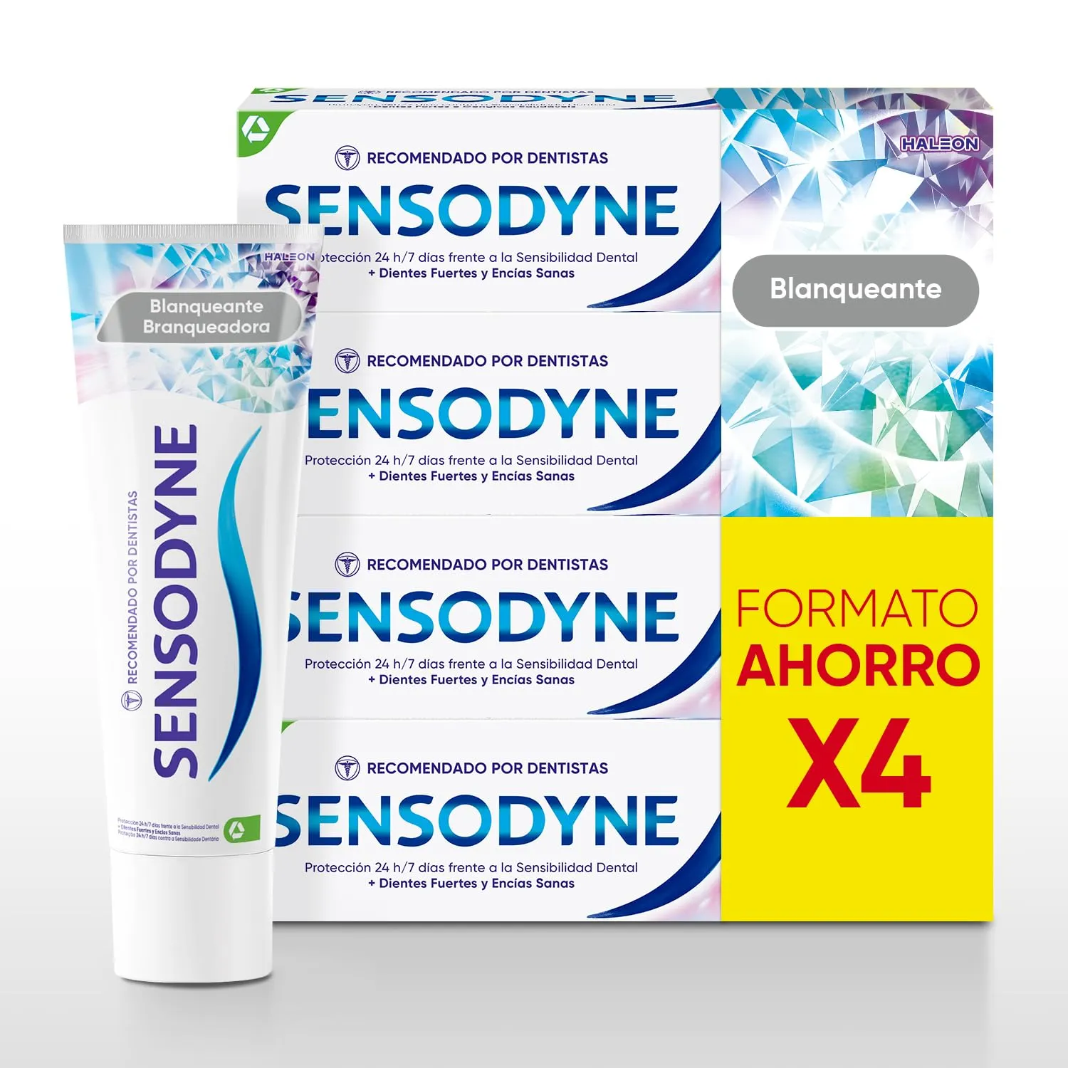 Pack 4x75ml Pasta Dientes Blanqueante Sensodyne
