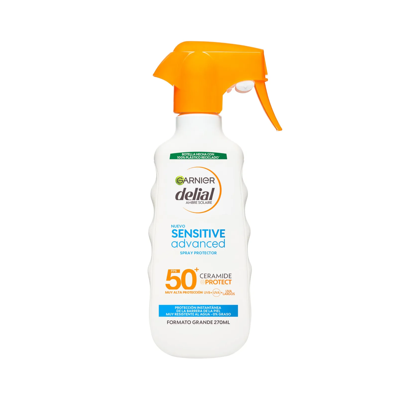Pack de 2 sprays solares Garnier Delial Sensitive Advanced FPS50+ de 270ml