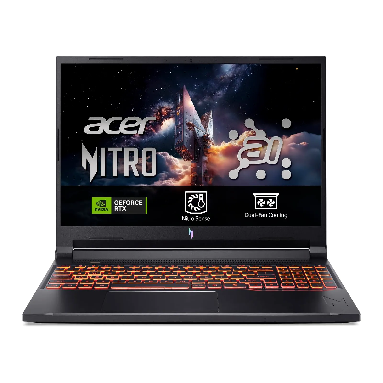 Portátil Gaming Acer Nitro V 16 AI ANV16-42: AMD Ryzen 7, 16GB RAM, 512GB SSD, RTX 5050